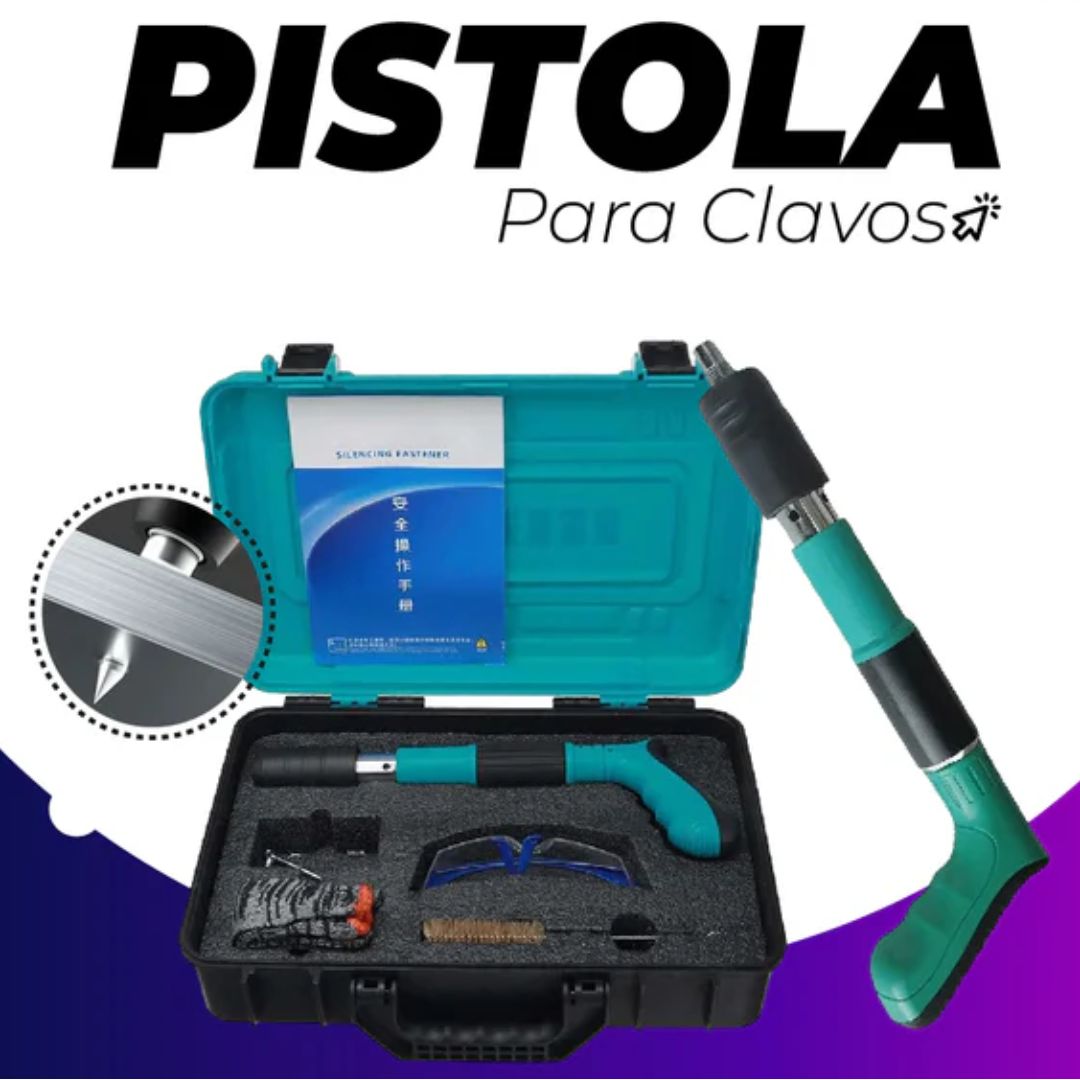 Pistola de clavos manual