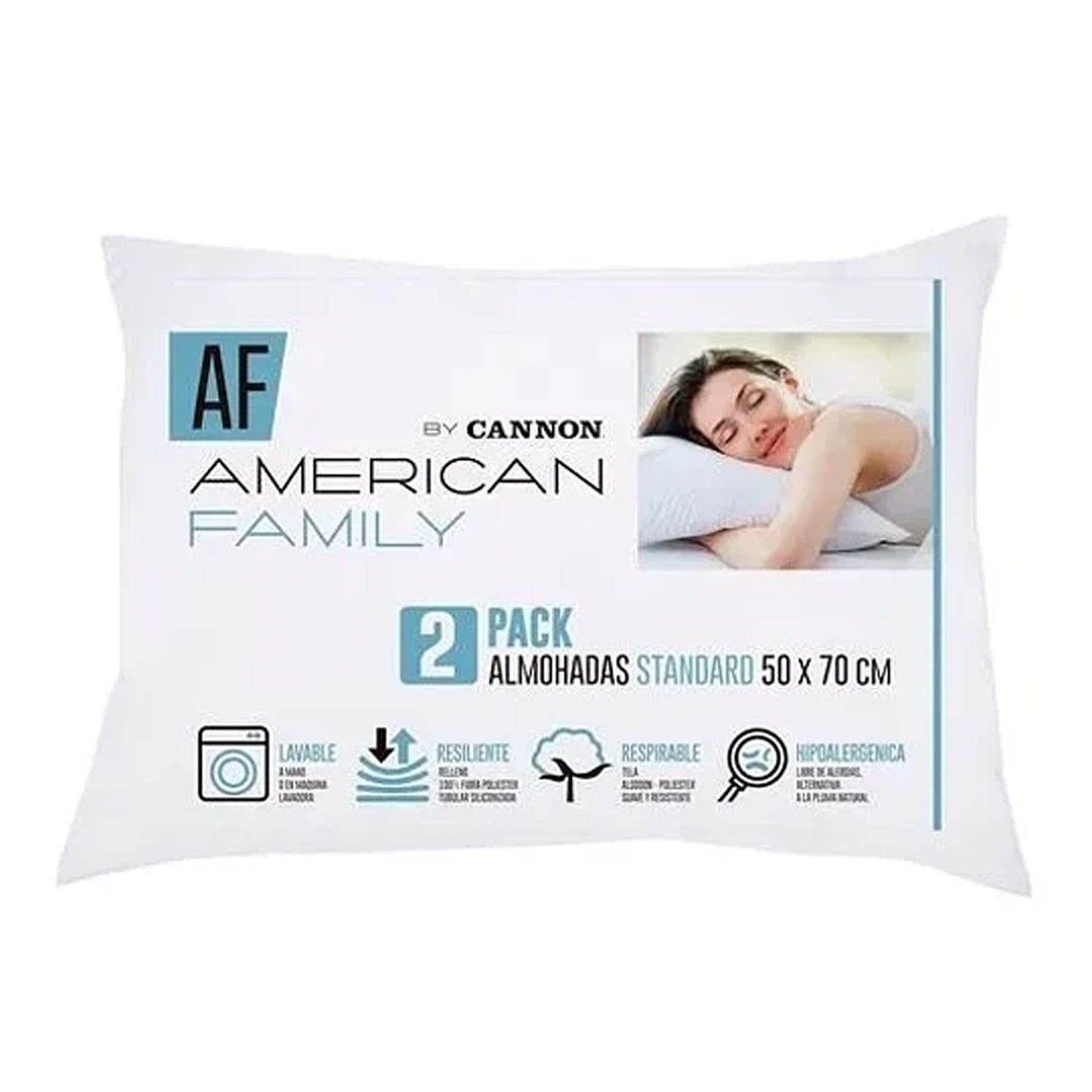 Almohadas Cannon 2 Pcs (70x40)